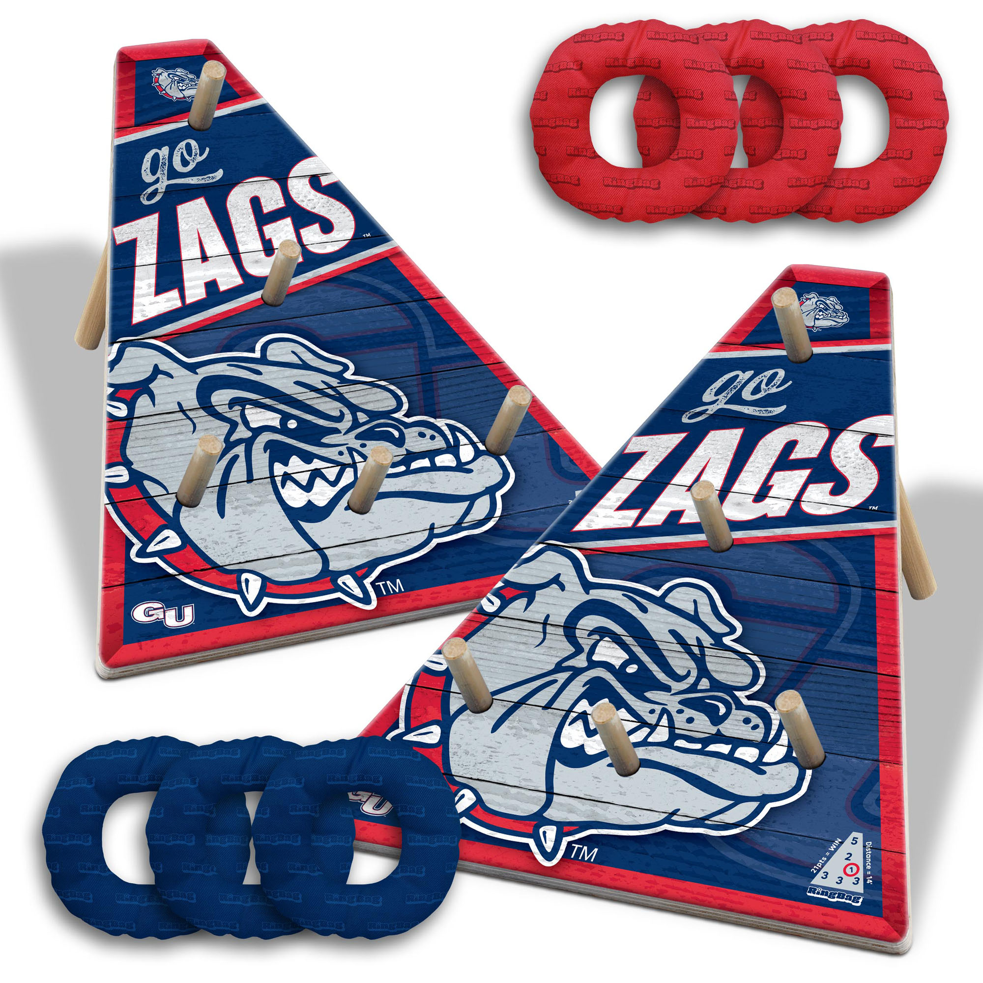 Fanpoint Gonzaga Bulldogs 20" x 23" Ring Bag Game