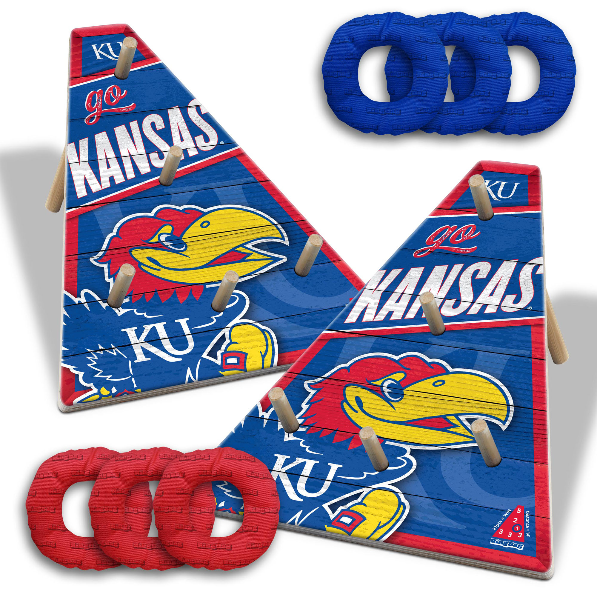Fanpoint Kansas Jayhawks 20" x 23" Ring Bag Game