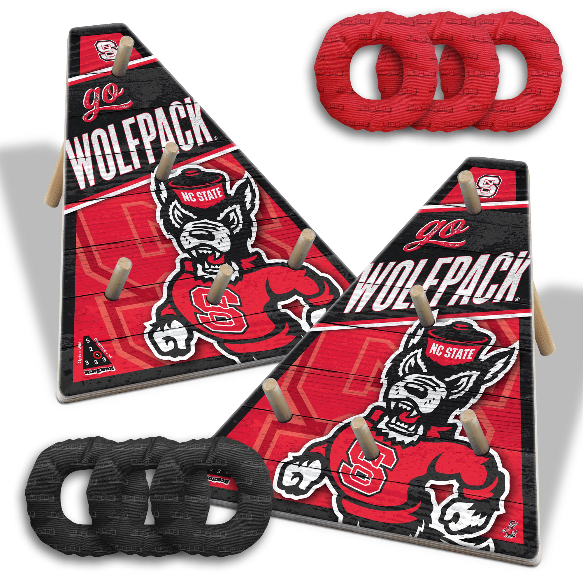 Fanpoint NC State Wolfpack 20" x 23" Ring Bag Game