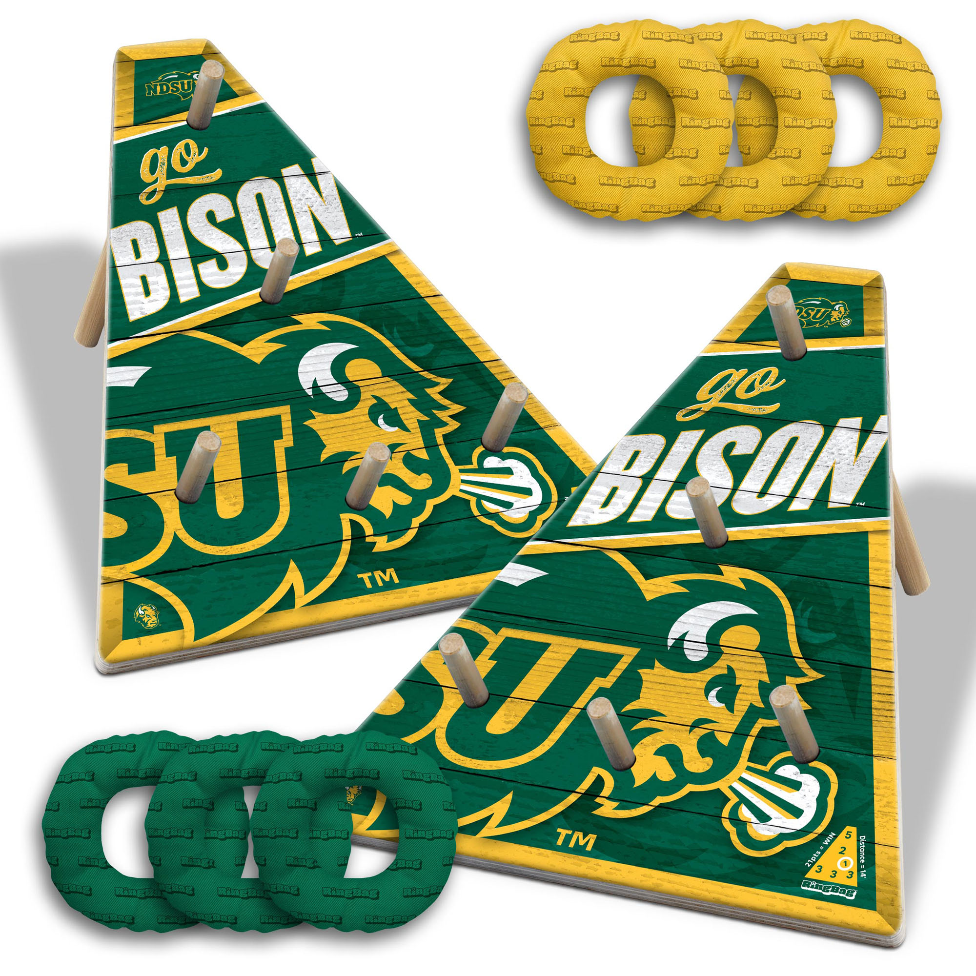 Fanpoint NDSU Bison 20" x 23" Ring Bag Game