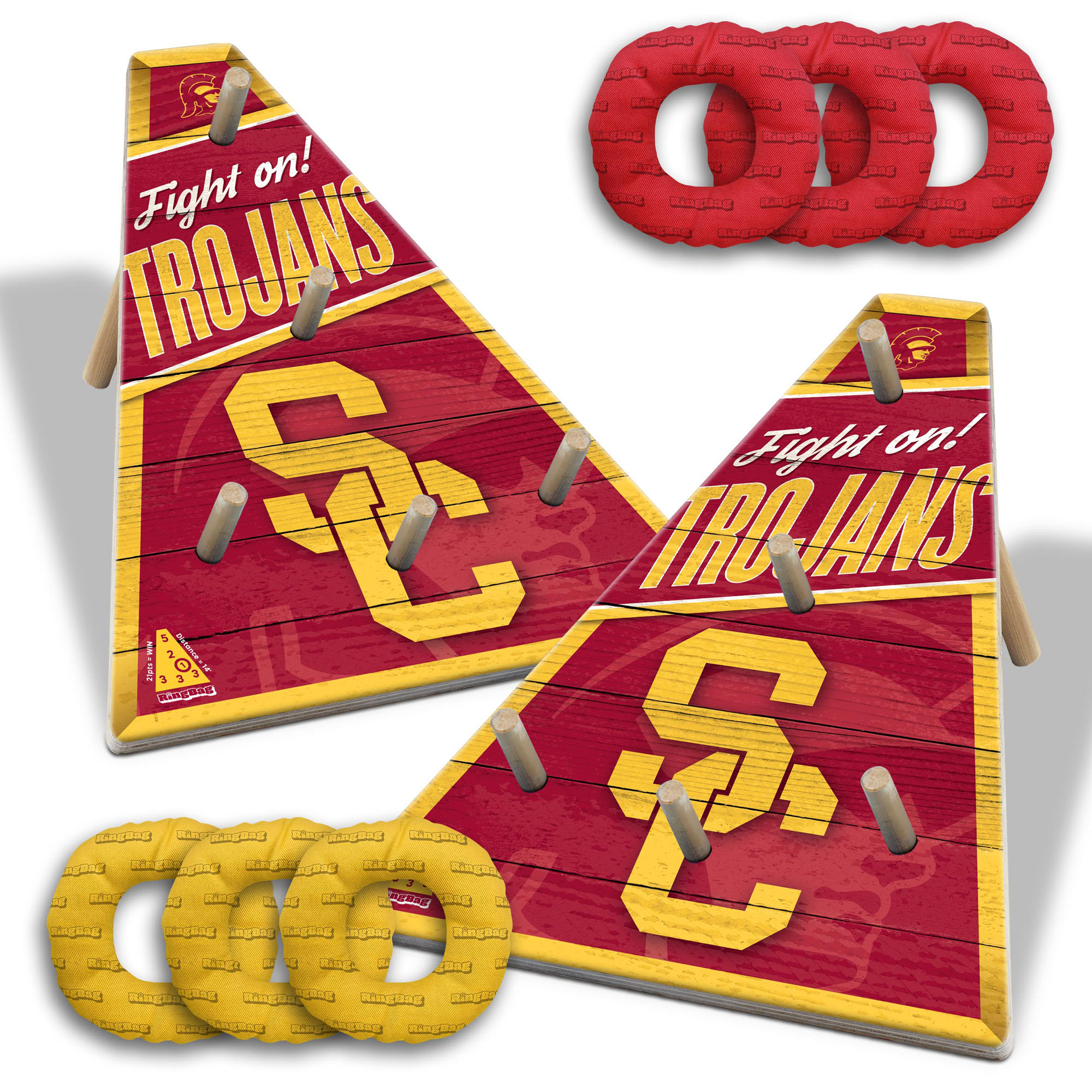 Fanpoint USC Trojans 20" x 23" Ring Bag Game