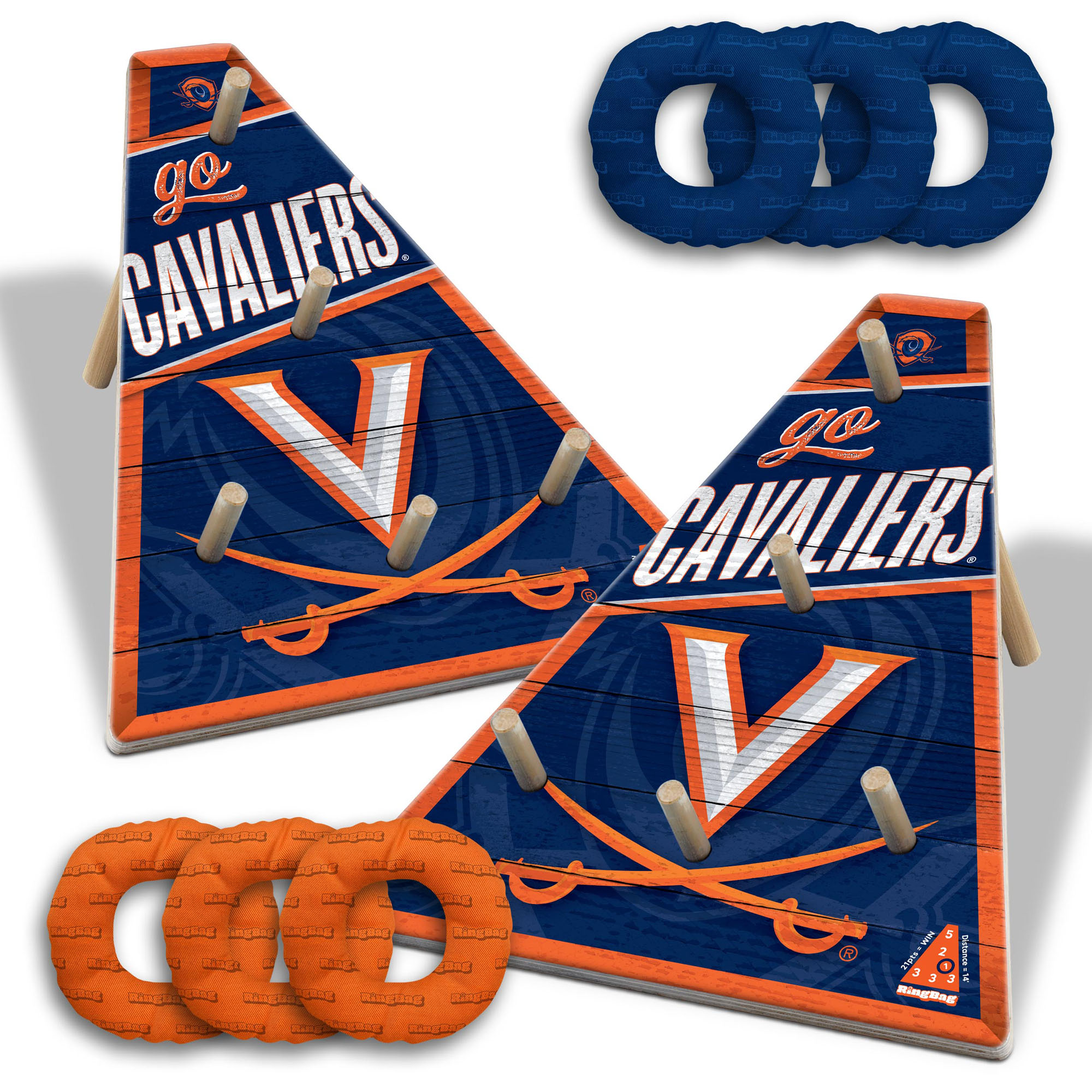 Fanpoint Virginia Cavaliers 20" x 23" Ring Bag Game