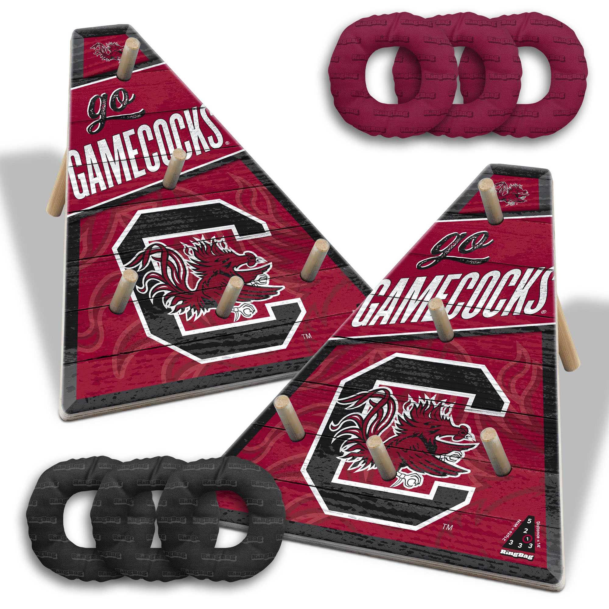 Fanpoint South Carolina Gamecocks 20" x 23" Ring Bag Game