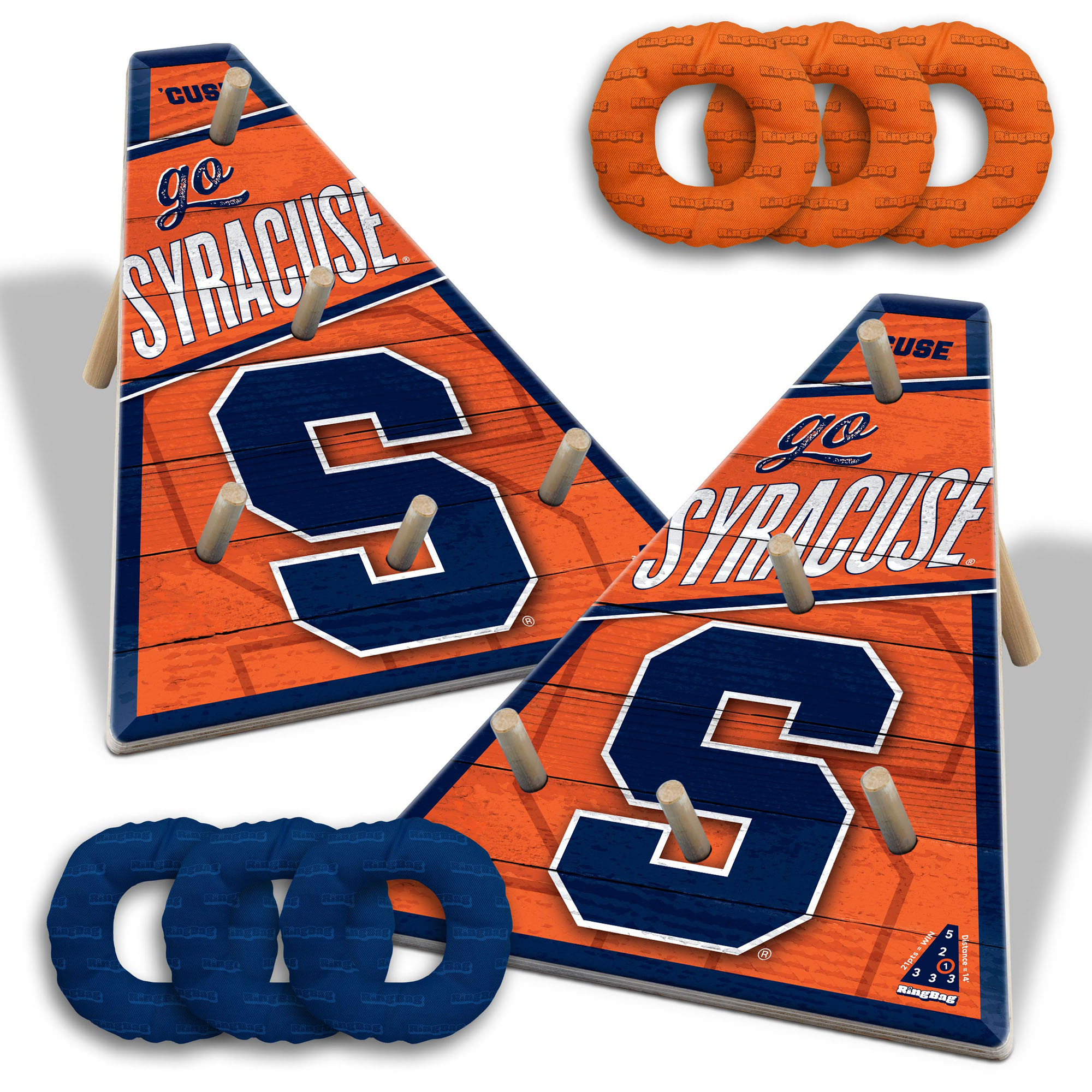 Fanpoint Syracuse Orange 20" x 23" Ring Bag Game