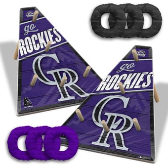 "Fanpoint Colorado Rockies 20"" x 23"" Ring Bag Game"