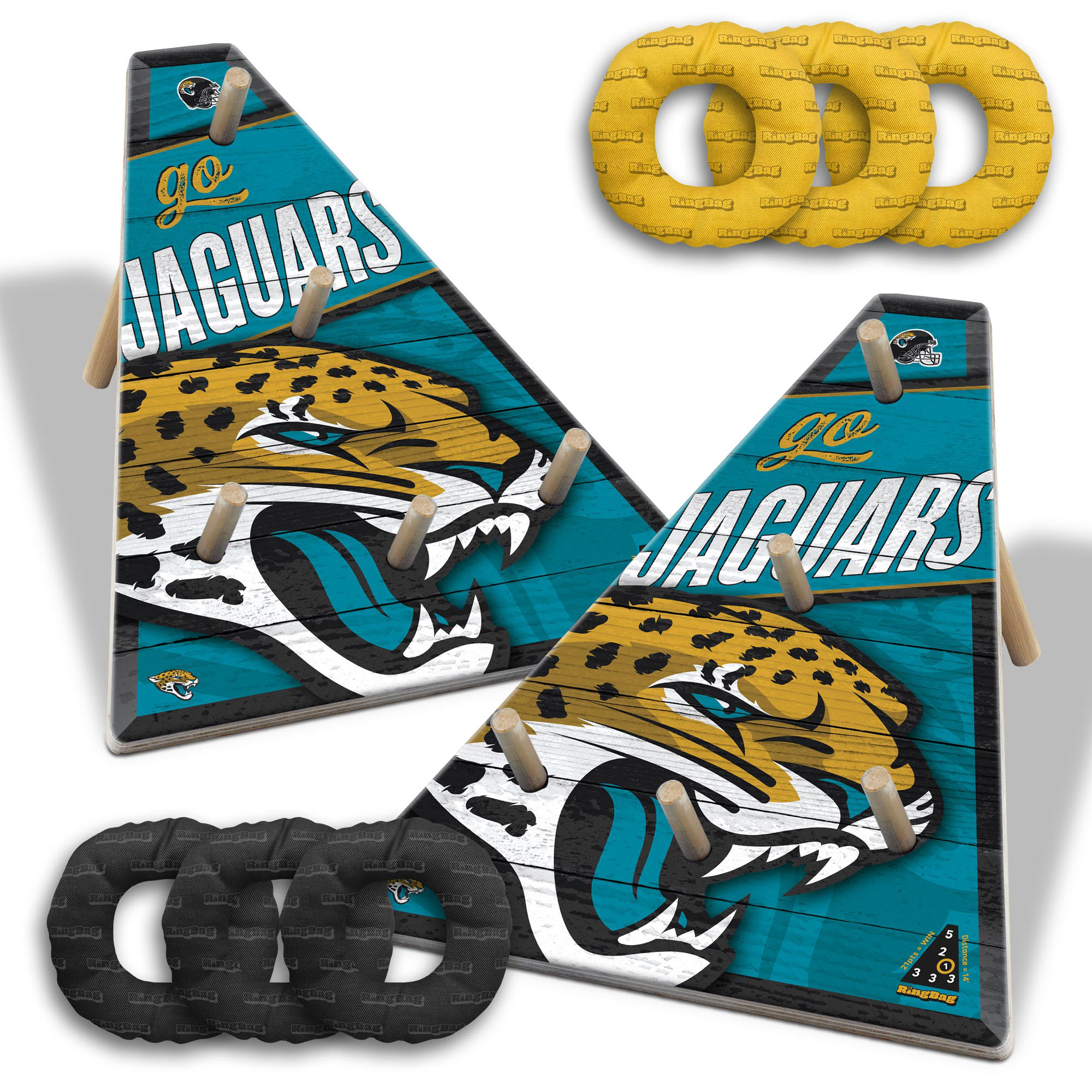 Fanpoint Jacksonville Jaguars 20" x 23" Ring Bag Game