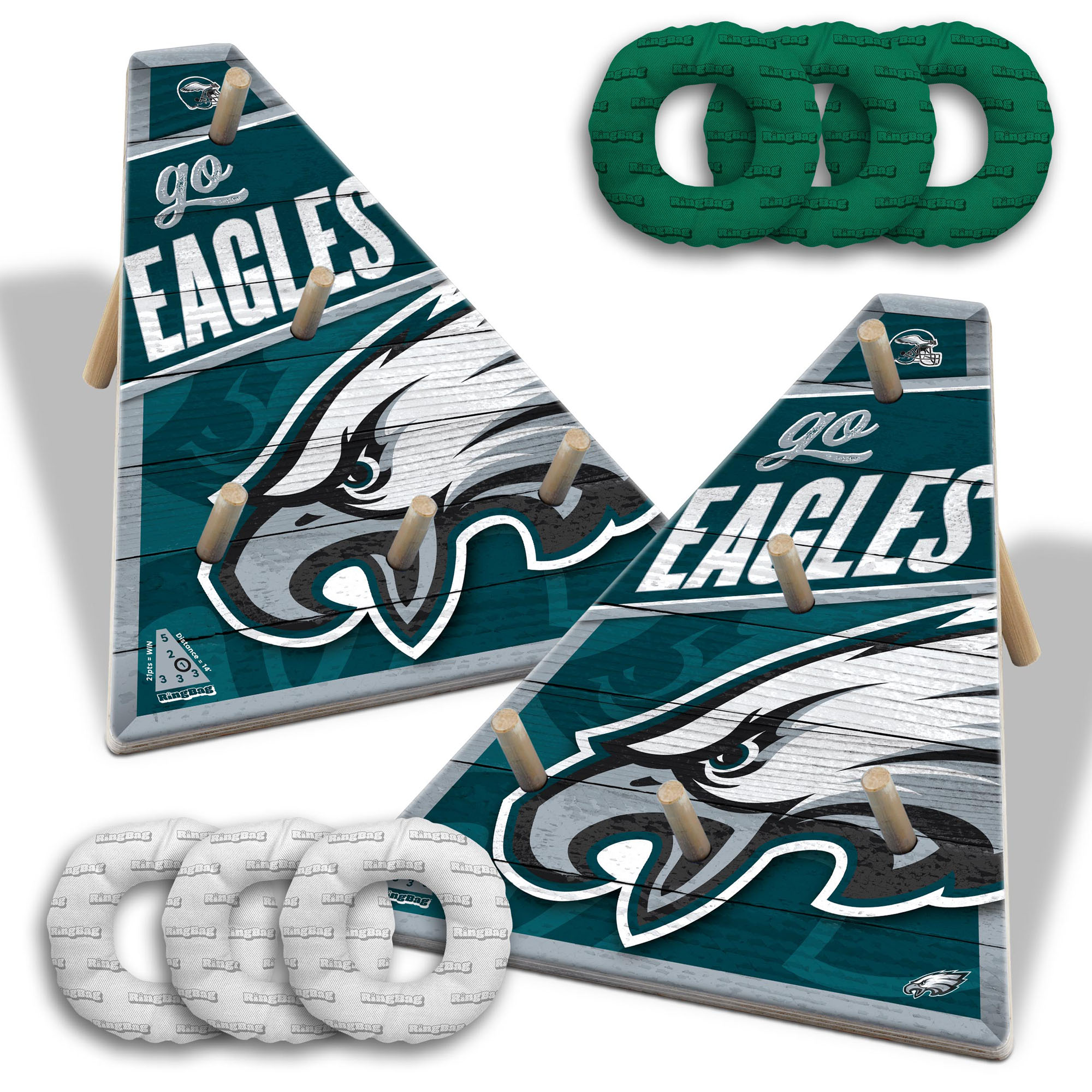 Fanpoint Philadelphia Eagles 20" x 23" Ring Bag Game