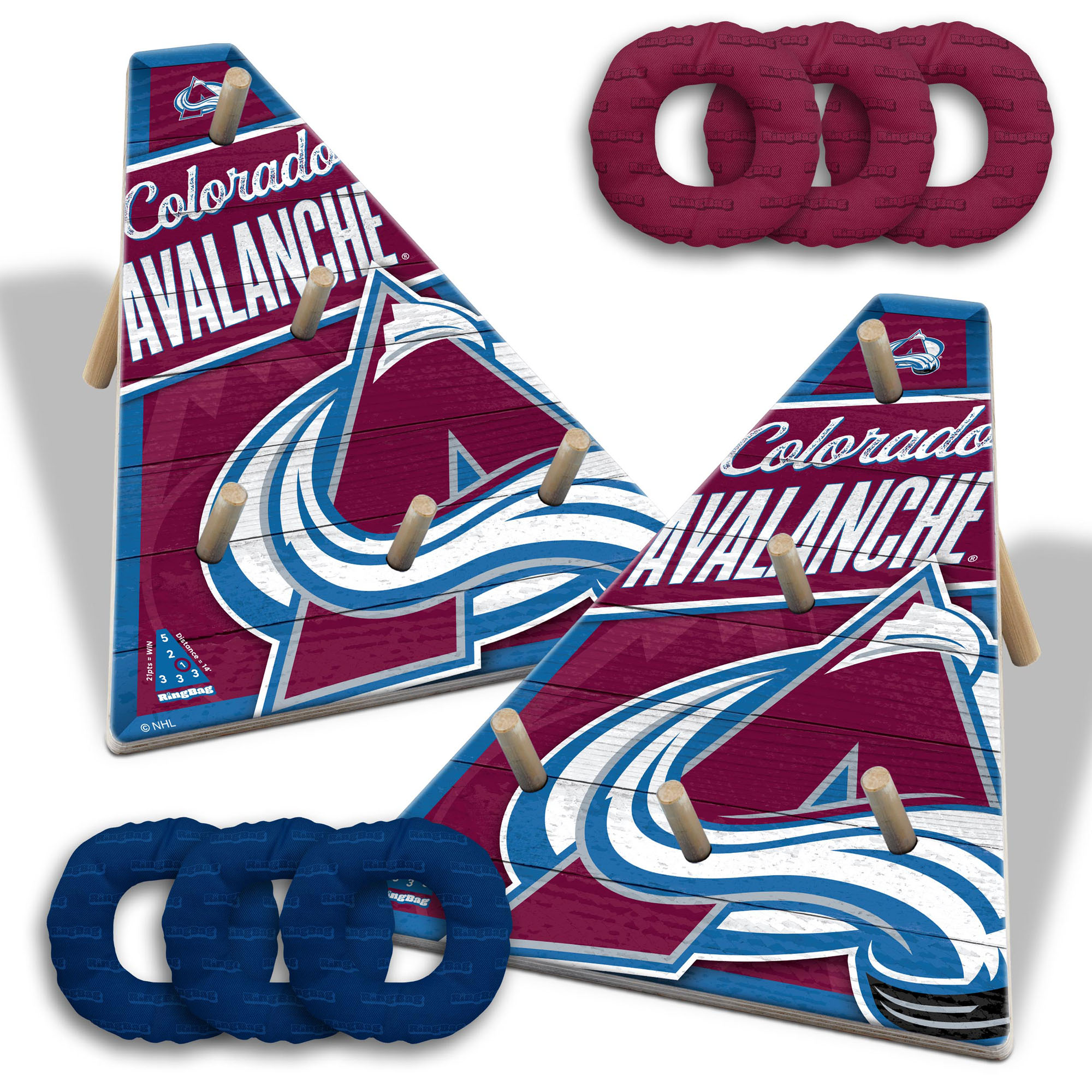 Fanpoint Colorado Avalanche 20" x 23" Ring Bag Game