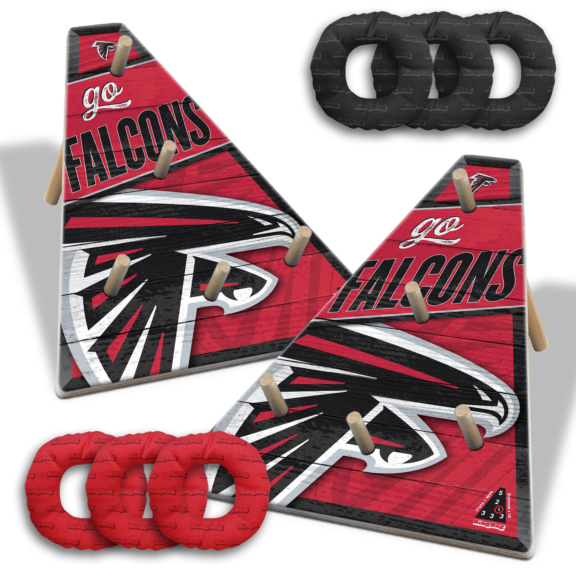 Fanpoint Atlanta Falcons 20" x 23" Ring Bag Game
