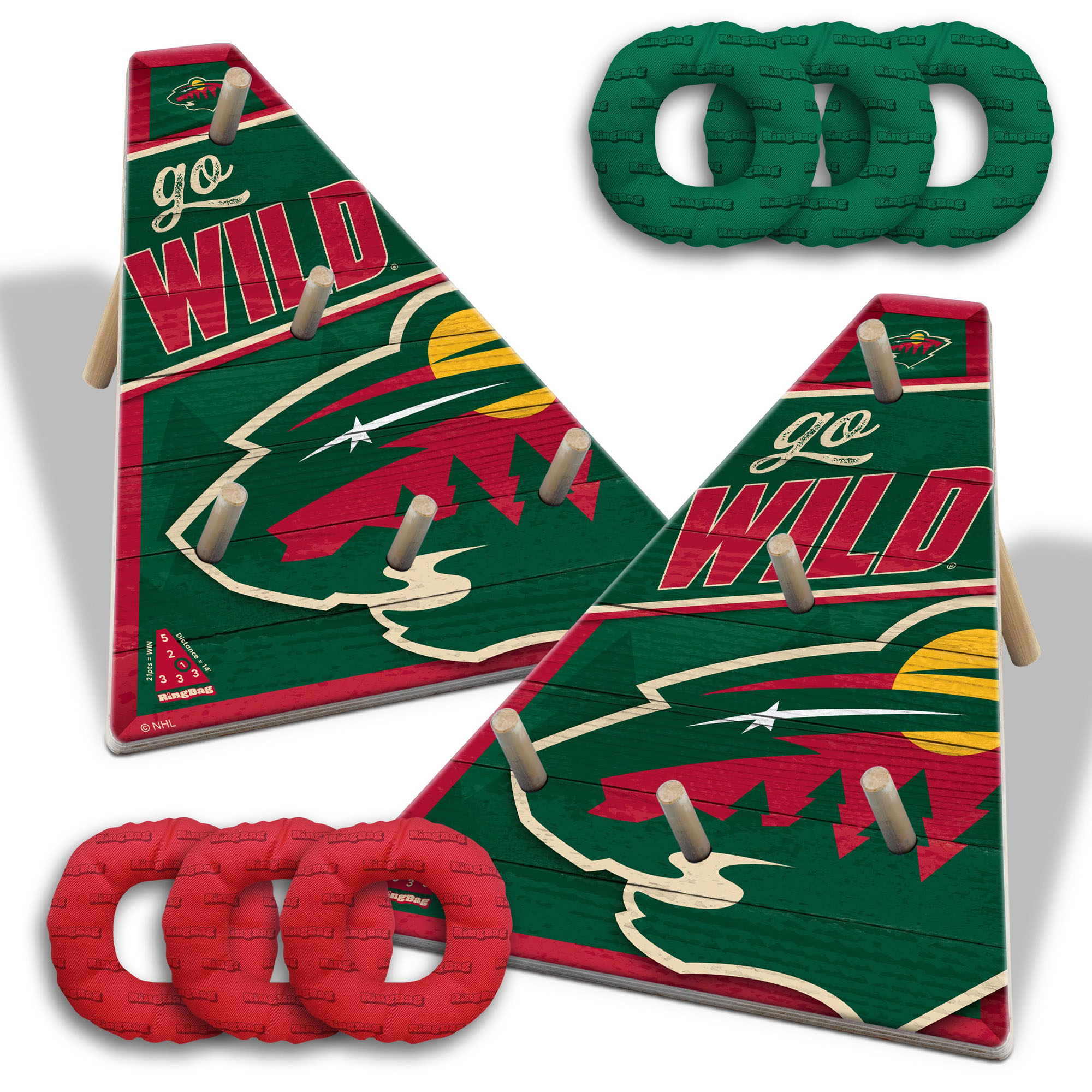 Fanpoint Minnesota Wild 20" x 23" Ring Bag Game