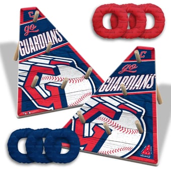 "Fanpoint Cleveland Guardians 20"" x 23"" Ring Bag Game"