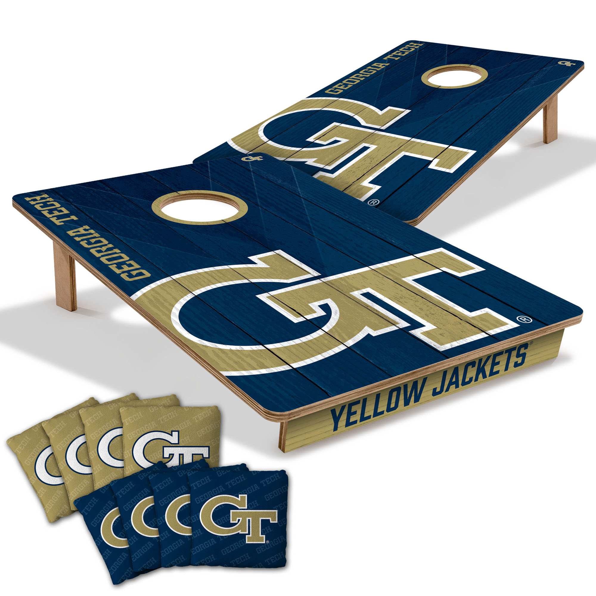 IDNA Georgia Tech Yellow Jackets 2' x 3' Cornhole Game with Bags