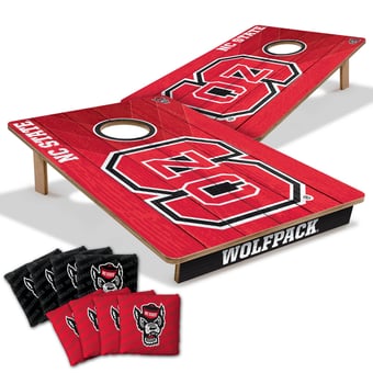 IDNA NC State Wolfpack 2' x 3' Cornhole Game with Bags