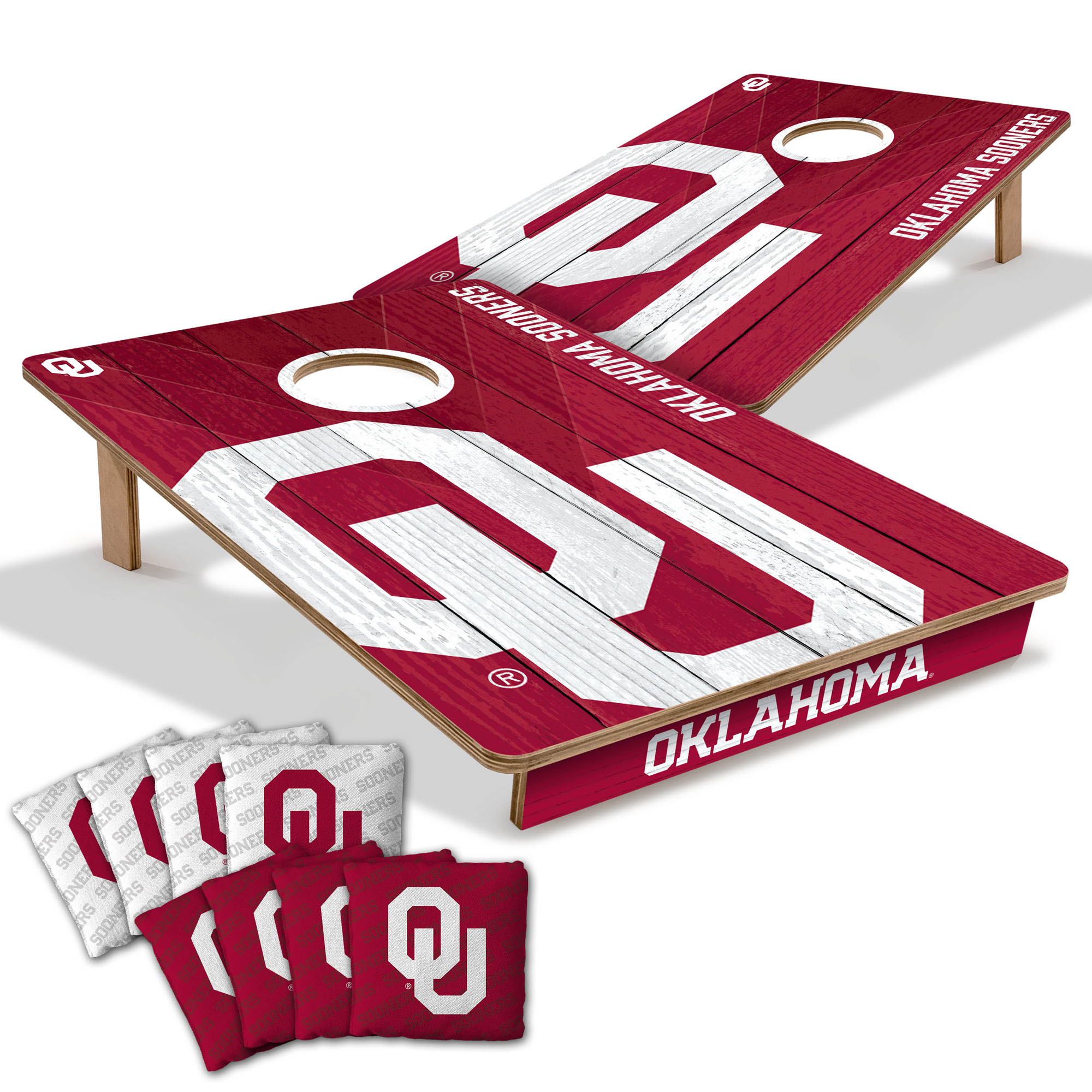 IDNA Oklahoma Sooners 2' x 3' Cornhole Game with Bags