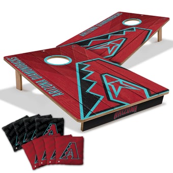 Fanpoint Arizona Diamondbacks 2' x 3' Cornhole Game with Bags
