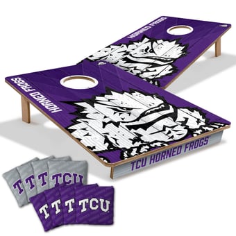 IDNA TCU Horned Frogs 2' x 3' Cornhole Game with Bags