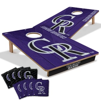 IDNA Colorado Rockies 2' x 3' Cornhole Game with Bags