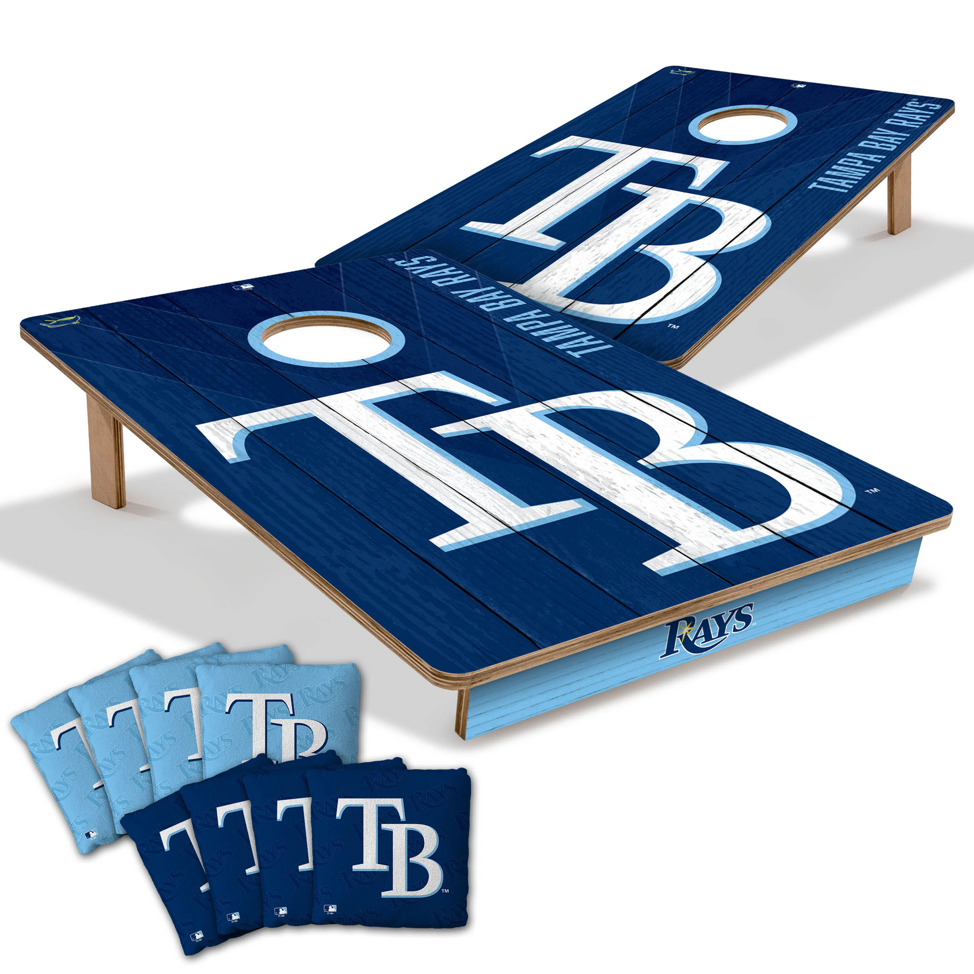 IDNA Tampa Bay Rays 2' x 3' Cornhole Game with Bags