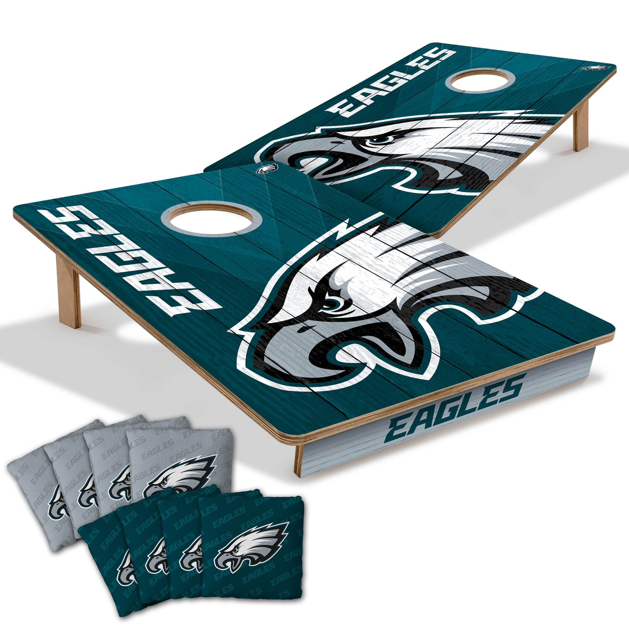 Fanpoint Philadelphia Eagles 2' x 3' Cornhole Game with Bags