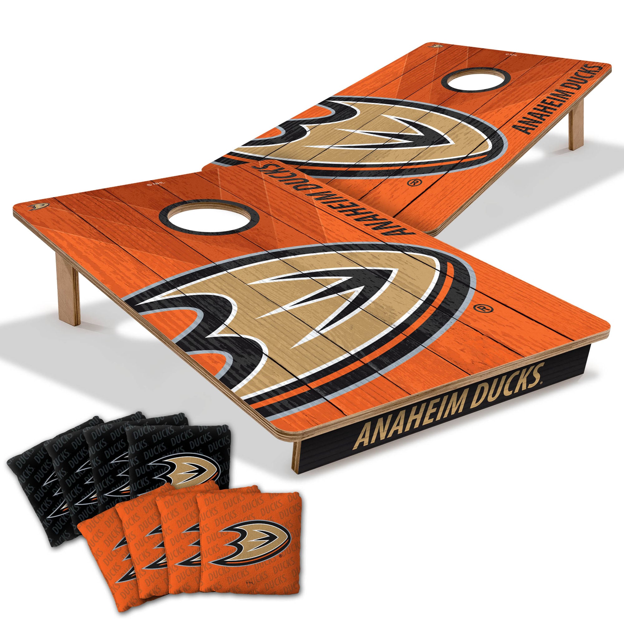 IDNA Anaheim Ducks 2' x 3' Cornhole Game with Bags