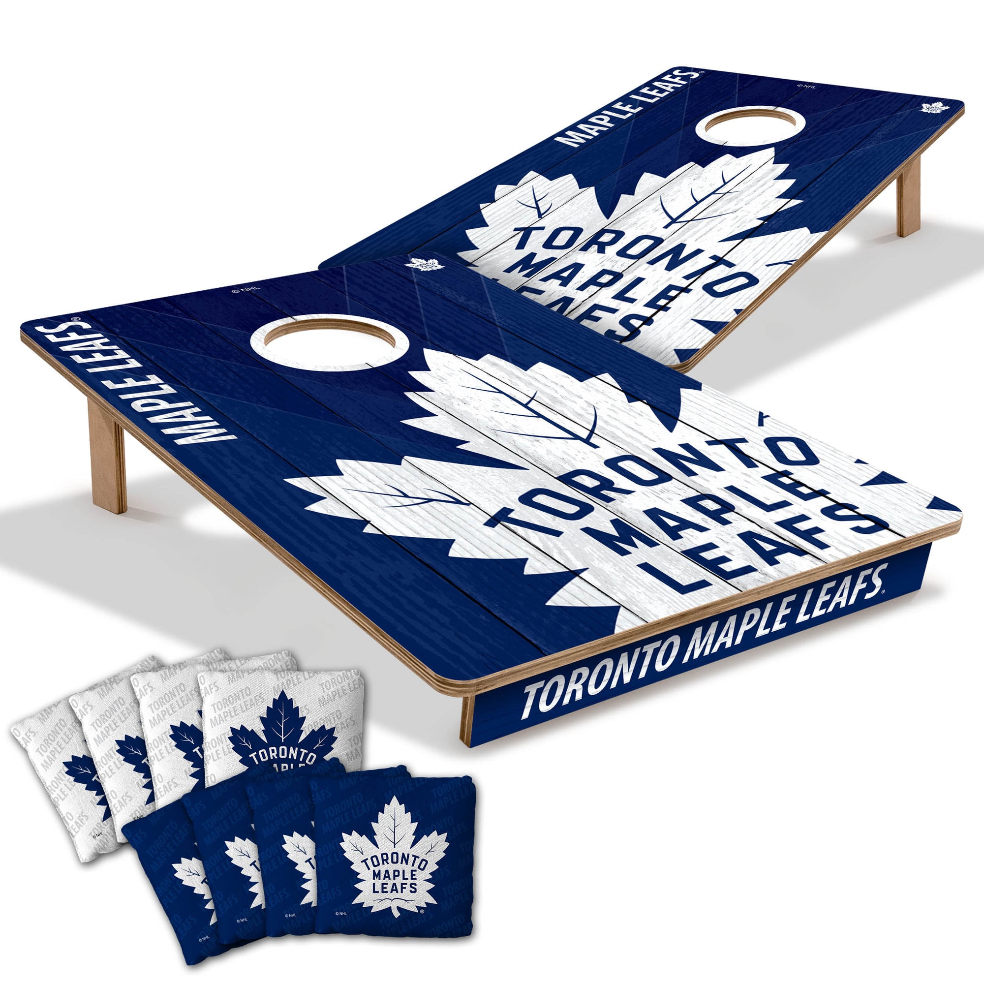 IDNA Toronto Maple Leafs 2' x 3' Cornhole Game with Bags