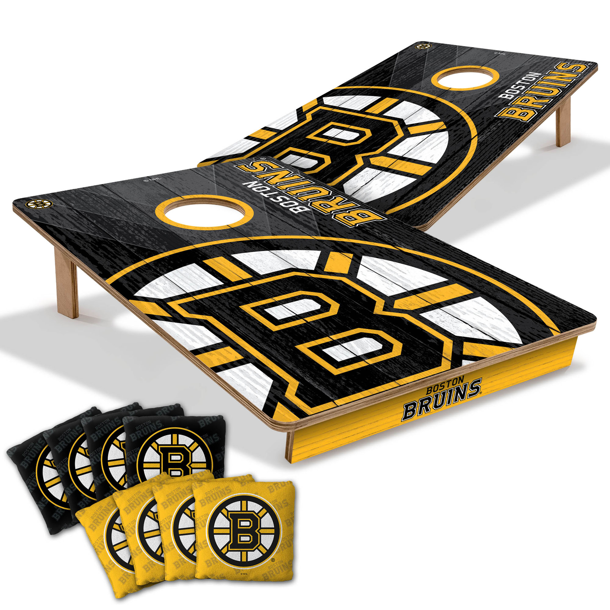 IDNA Boston Bruins 2' x 3' Cornhole Game with Bags