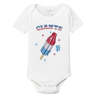 Infant Tiny Turnip White San Francisco Giants Rocket Pop Bodysuit