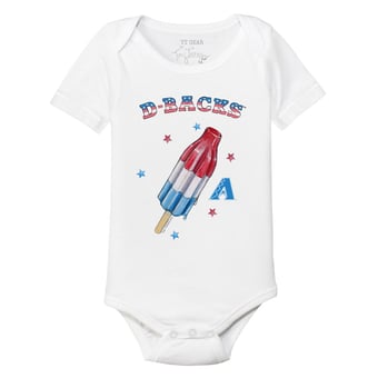 Infant Tiny Turnip White Arizona Diamondbacks Rocket Pop Bodysuit