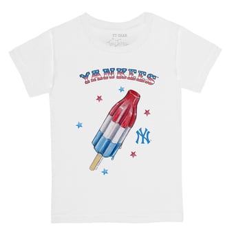 Infant Tiny Turnip White New York Yankees Rocket Pop T-Shirt
