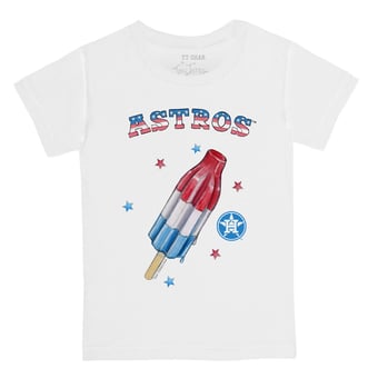 Infant Tiny Turnip White Houston Astros Rocket Pop T-Shirt
