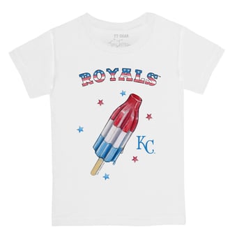 Youth Tiny Turnip White Kansas City Royals Rocket Pop T-Shirt