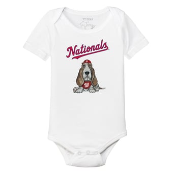 Infant Tiny Turnip White Washington Nationals Puddy Bodysuit
