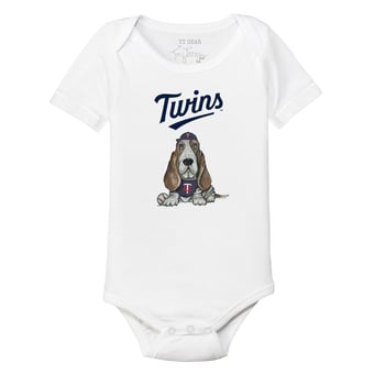 Infant Tiny Turnip White Minnesota Twins Puddy Bodysuit