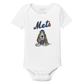 Infant Tiny Turnip White New York Mets Puddy Bodysuit