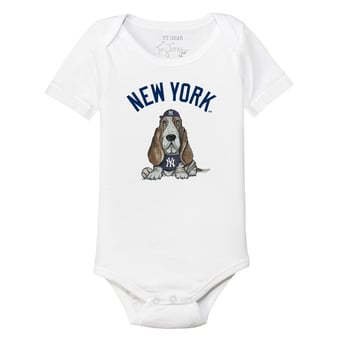 Infant Tiny Turnip White New York Yankees Puddy Bodysuit