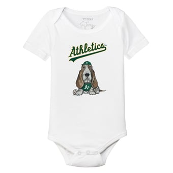 Infant Tiny Turnip White Athletics Puddy Bodysuit