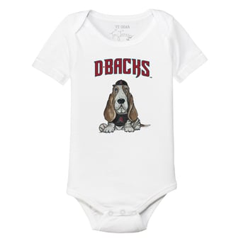 Infant Tiny Turnip White Arizona Diamondbacks Puddy Bodysuit