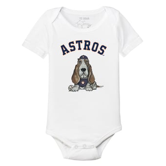 Infant Tiny Turnip White Houston Astros Puddy Bodysuit
