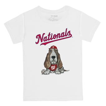 Toddler Tiny Turnip White Washington Nationals Puddy T-Shirt