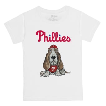 Toddler Tiny Turnip White Philadelphia Phillies Puddy T-Shirt
