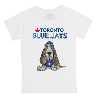 Toddler Tiny Turnip White Toronto Blue Jays Puddy T-Shirt