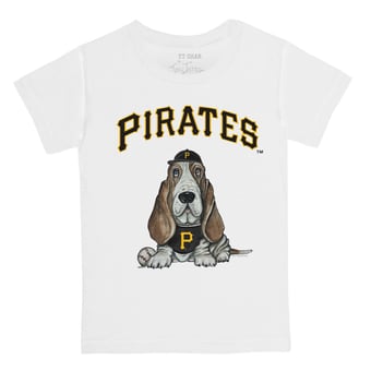 Toddler Tiny Turnip White Pittsburgh Pirates Puddy T-Shirt