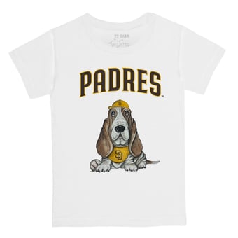Toddler Tiny Turnip White San Diego Padres Puddy T-Shirt