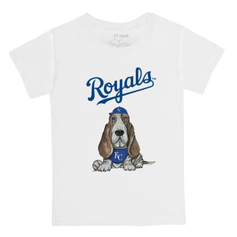Toddler Tiny Turnip White Kansas City Royals Puddy T-Shirt
