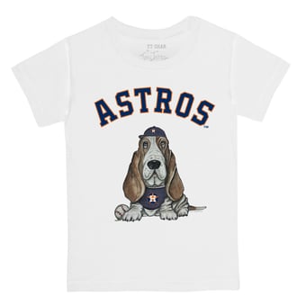 Toddler Tiny Turnip White Houston Astros Puddy T-Shirt