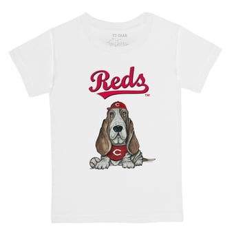 Youth Tiny Turnip White Cincinnati Reds Puddy T-Shirt
