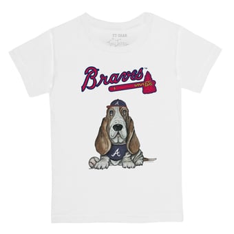 Youth Tiny Turnip White Atlanta Braves Puddy T-Shirt
