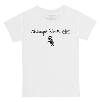 Youth Tiny Turnip White Chicago White Sox Script Logo T-Shirt