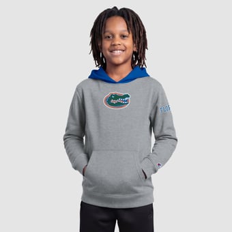 Youth Champion  Heather Gray Florida Gators Fleece Hoodie