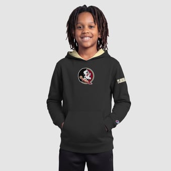 Youth Champion  Black Florida State Seminoles Fleece Hoodie